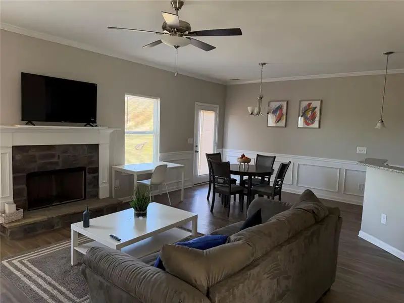 Furnished interior view inside a new home in , Cartersville (Image 3).