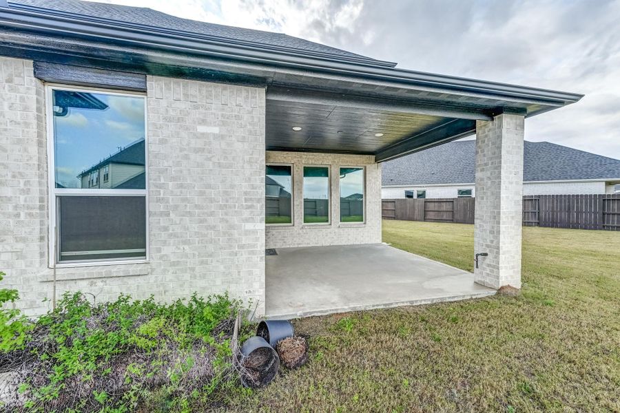 Exterior details and patio area of a home in , Cypress (Image 28).