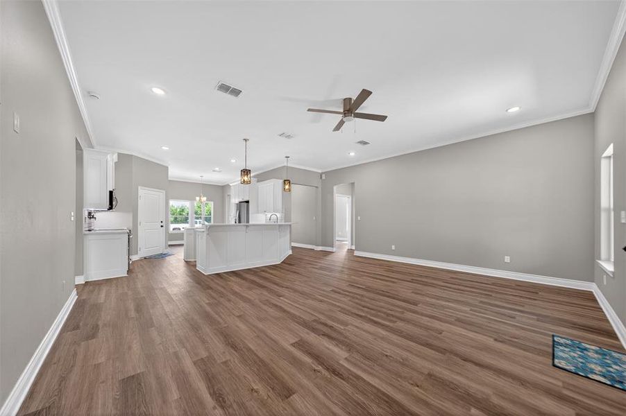 Spacious, unfurnished interior of a new home in , Troup (Image 36).