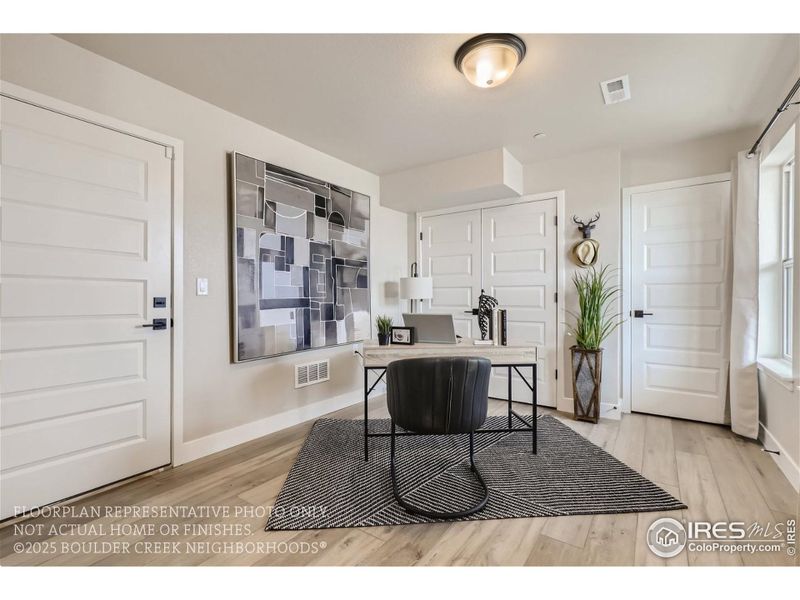 Furnished interior view inside a new home in Baseline, Broomfield (Image 15).