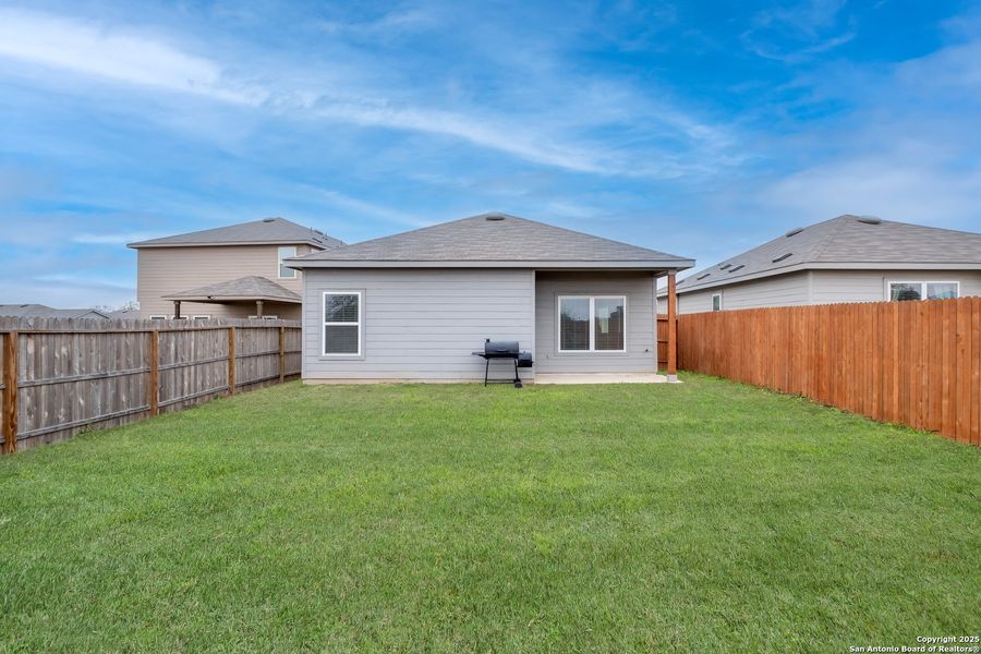 Exterior details and patio area of a home in , San Antonio (Image 3). Exterior details and patio area of a home in , San Antonio (Image 3).