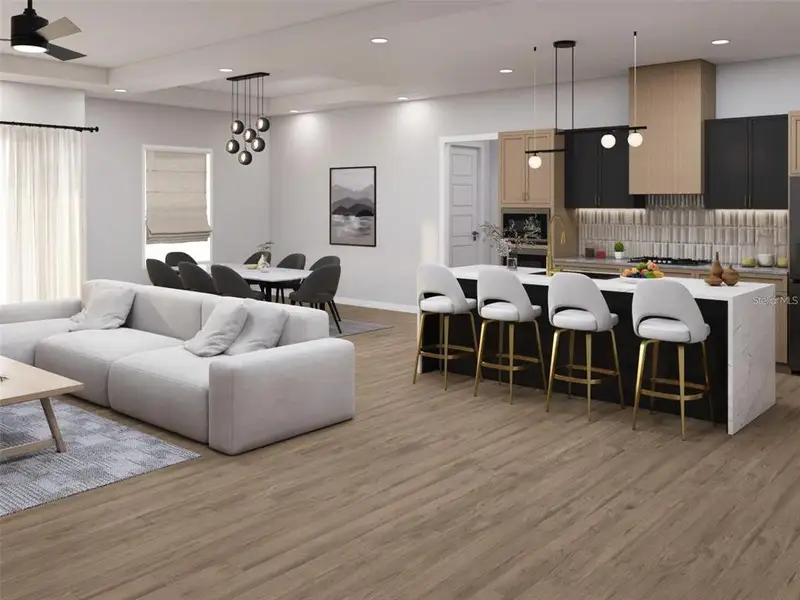 Furnished interior view inside a new home in , Palm Coast (Image 5).