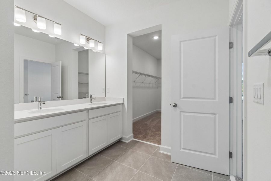 Furnished interior view inside a new home in Westerly Park at Wildlight – Overlook Collection, Yulee (Image 9).