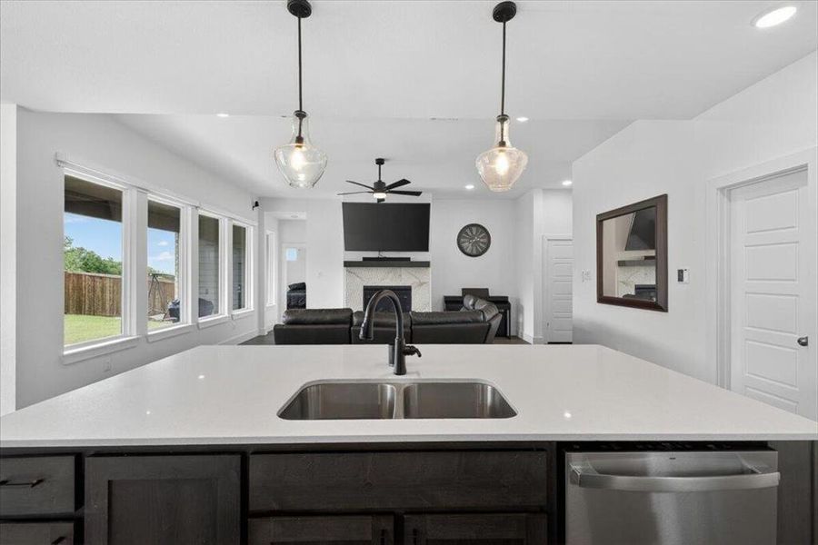 Furnished interior view inside a new home in Talon Hills, Fort Worth (Image 29).