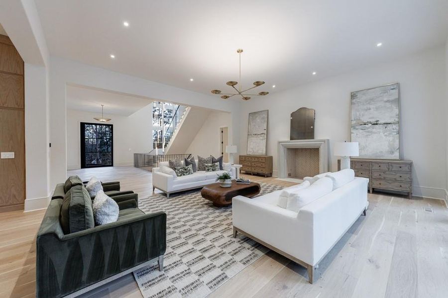 Furnished interior view inside a new home in , Atlanta (Image 78). Furnished interior view inside a new home in , Atlanta (Image 78).