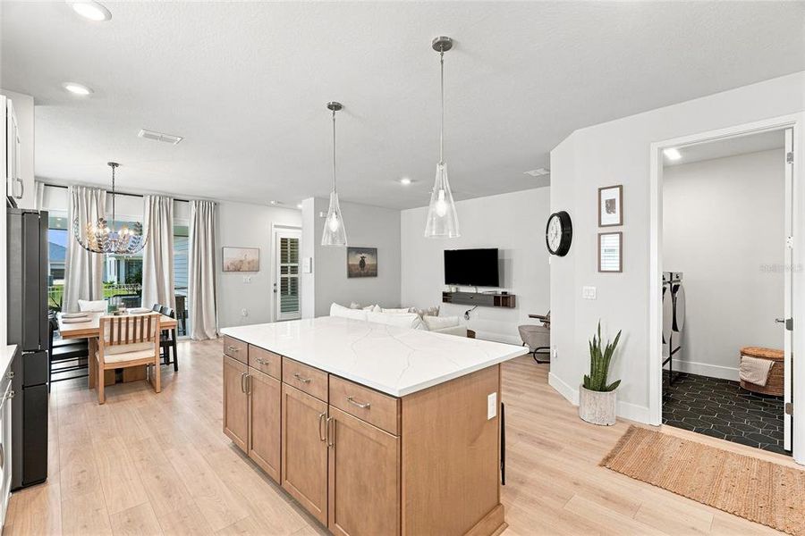 Furnished interior view inside a new home in SeaFlower – Bungalow Homes, Bradenton (Image 24).