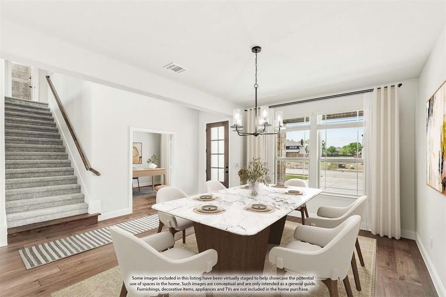 Furnished interior view inside a new home in Liberty, Melissa (Image 16).