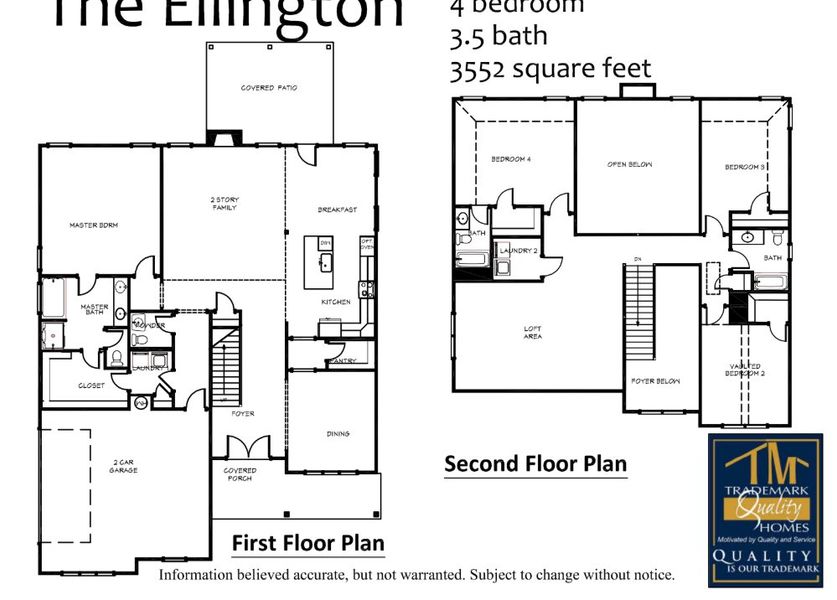 2D floor plan layout of this home in Blackwelder Bluff, Bowdon, GA (Image 2).