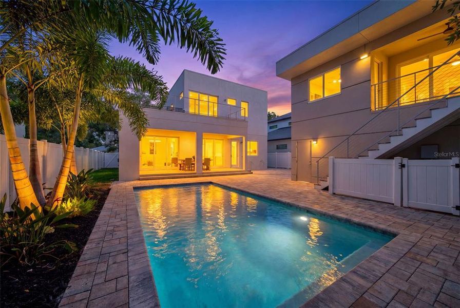 Exterior details and patio area of a home in , Sarasota (Image 35).