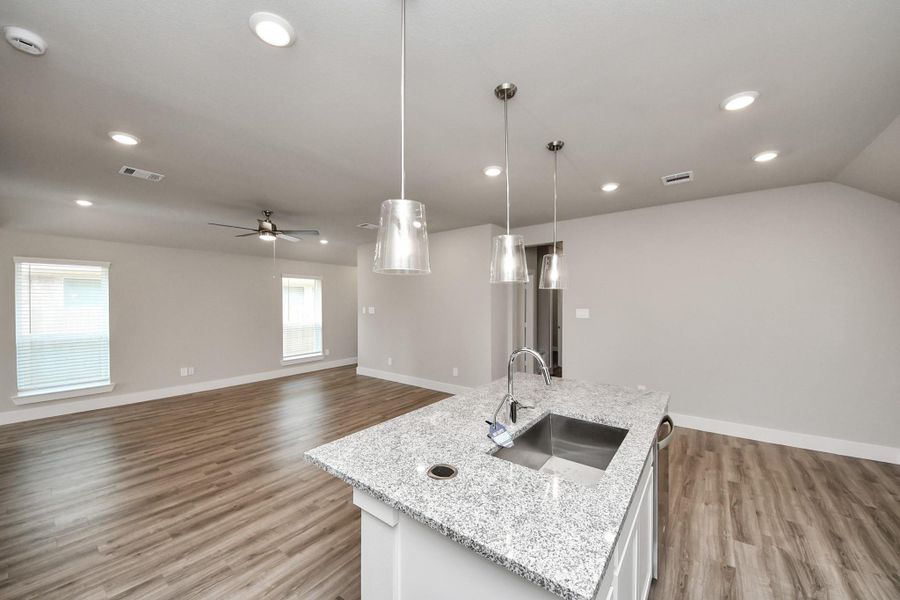 Furnished interior view inside a new home in Sorella: Signature Collection, Tomball (Image 5).