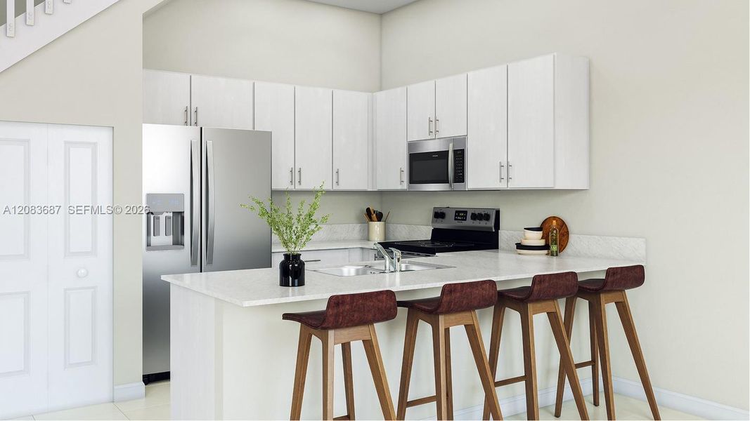 Furnished interior view inside a new home in Aria Park, Homestead (Image 3).