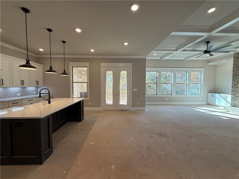 In-progress construction of a new home in , Jefferson, GA (Image 76).