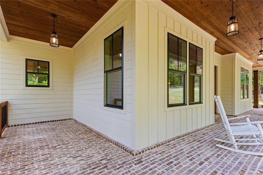 Exterior details and patio area of a home in , Ball Ground (Image 31).