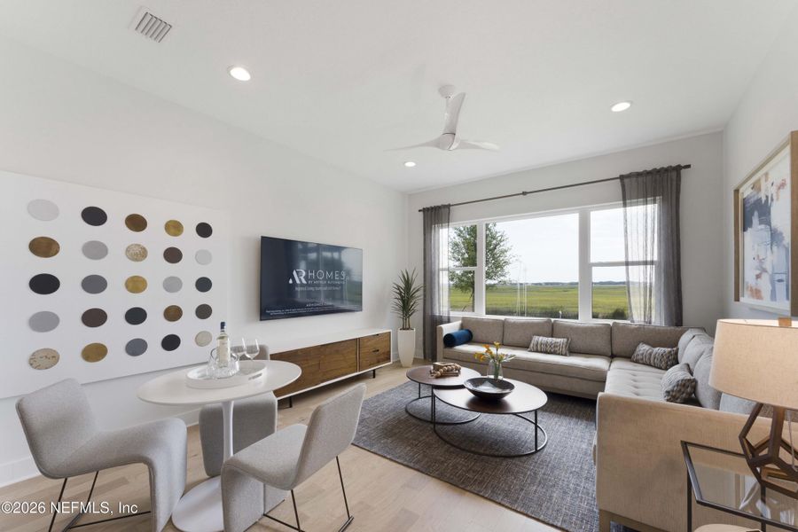 Furnished interior view inside a new home in , Ponte Vedra Beach (Image 43).