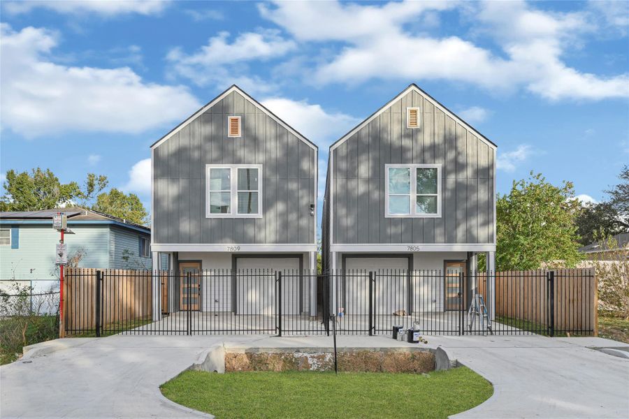 Front gated entrance of ADU(accessory dwelling unit)