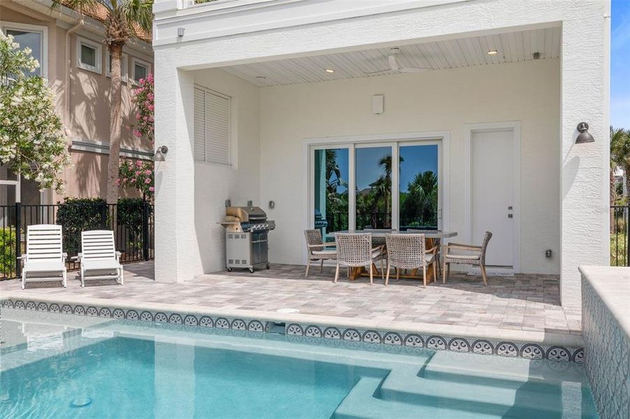 Exterior details and patio area of a home in , Palm Coast (Image 37).