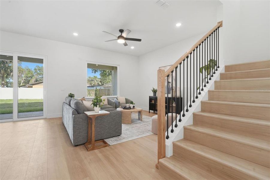 Furnished interior view inside a new home in , Orlando (Image 8).