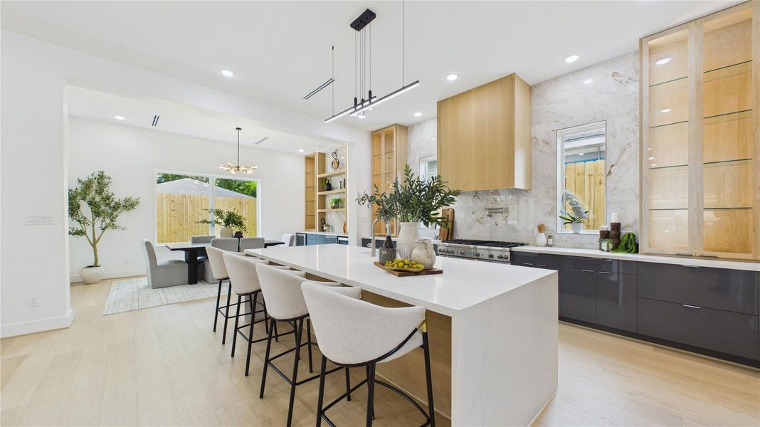 Furnished interior view inside a new home in , Houston (Image 8).