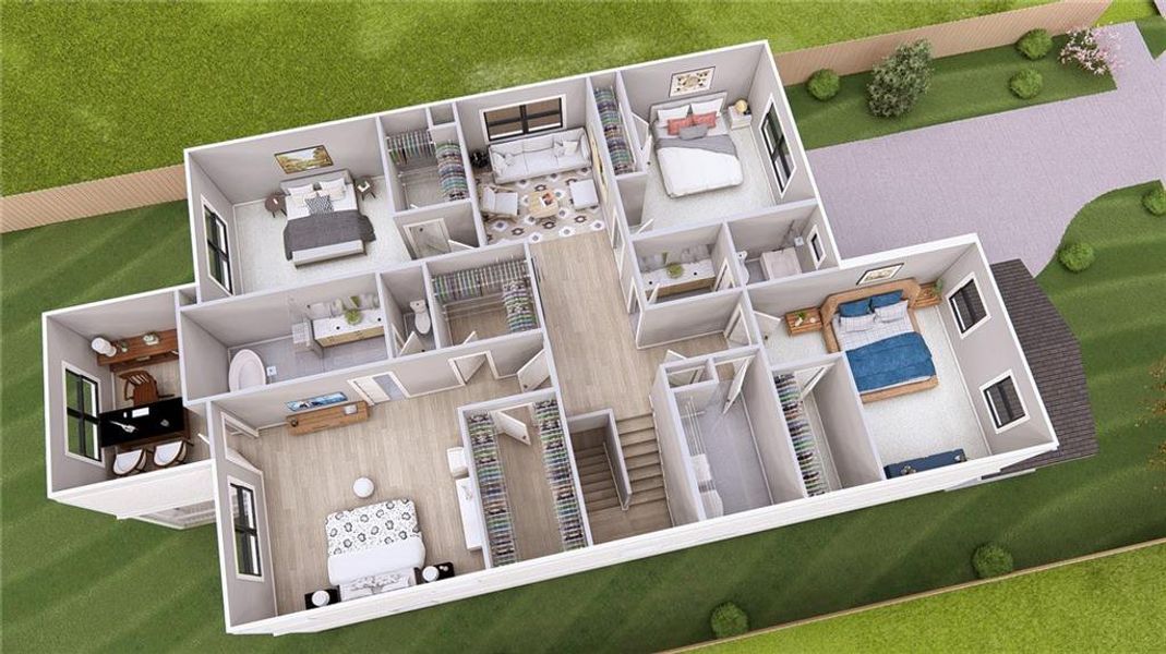 2D floor plan layout of this home in , Scottdale, GA (Image 5).