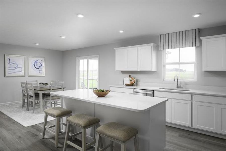 Furnished interior view inside a new home in South Mills, South Mills (Image 7).