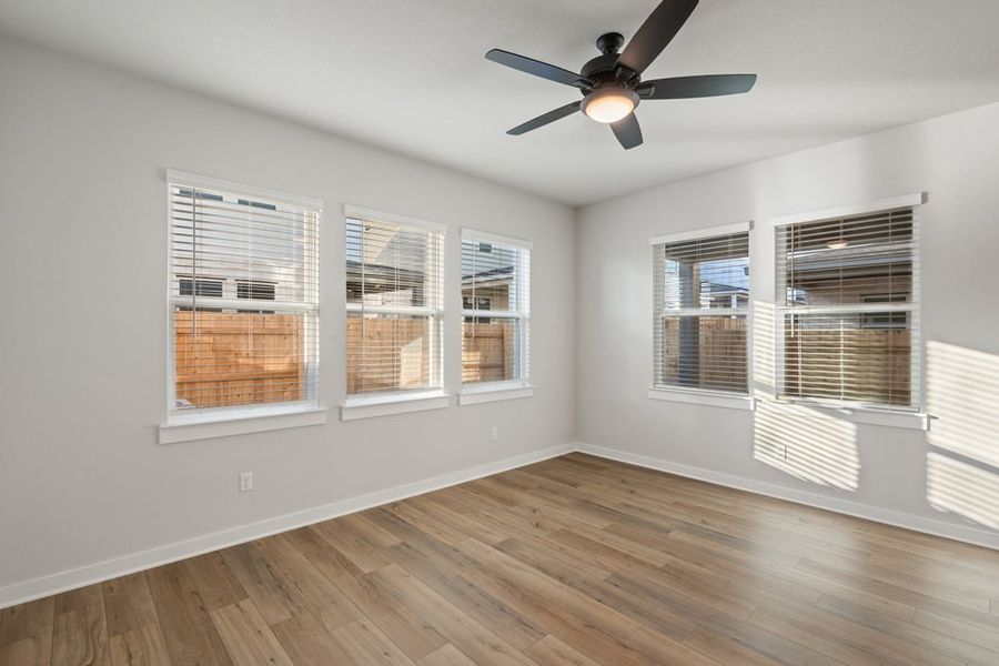 Spacious, unfurnished interior of a new home in Union Collection at Park Central, Georgetown (Image 23). Spacious, unfurnished interior of a new home in Union Collection at Park Central, Georgetown (Image 23).