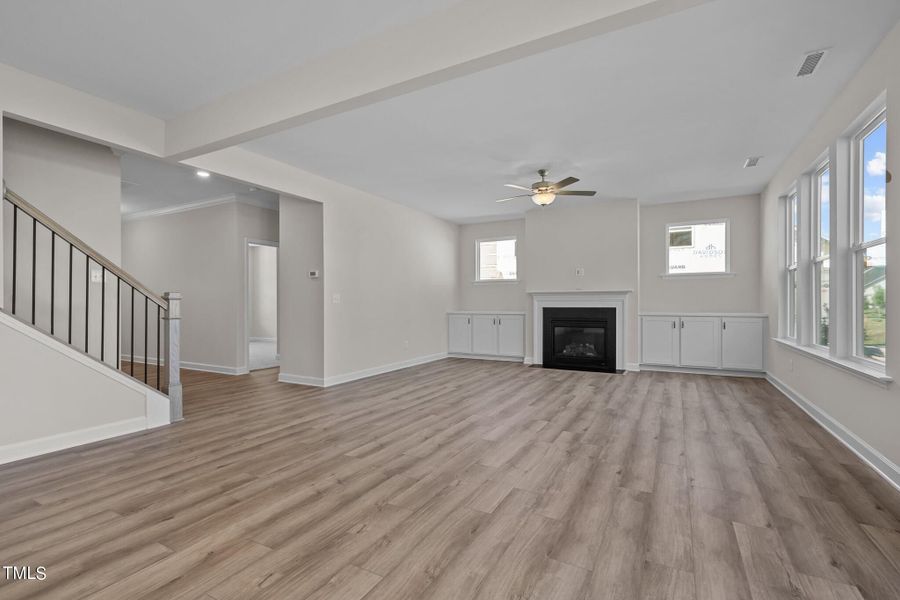 Spacious, unfurnished interior of a new home in Glenmere, Knightdale (Image 126). Spacious, unfurnished interior of a new home in Glenmere, Knightdale (Image 126).