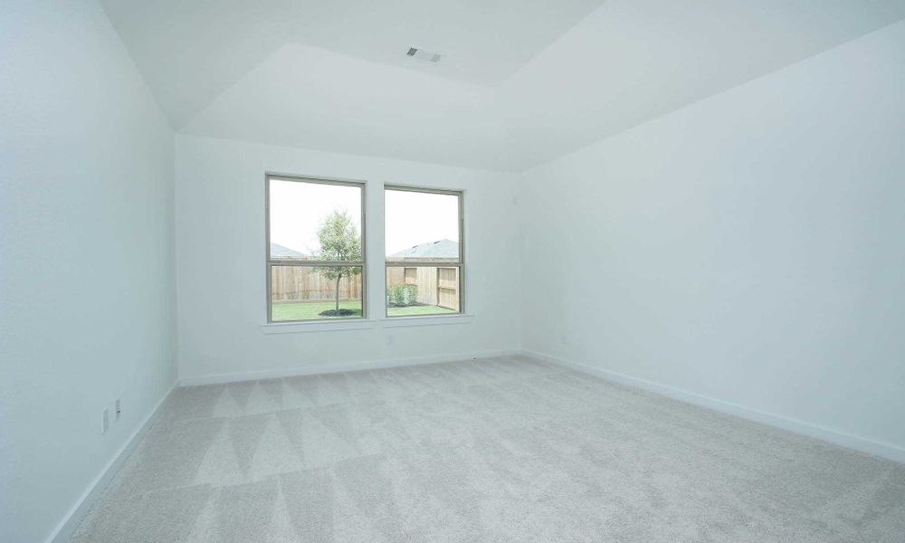 Representative Primary Bedroom - some options shown