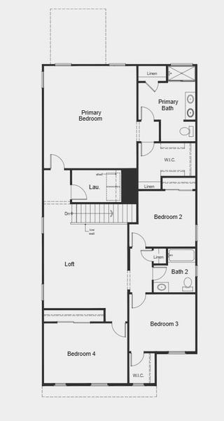 2D floor plan layout for the Plan 2685 by KB Home in Mandarina Reserve, Marana, AZ (Image 7).