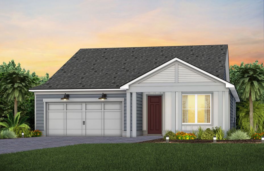 Representative exterior photo of a completed home built from the Highgate by Pulte Homes in The Landings at Saint Johns, St. Johns, FL (Image 22). Representative exterior photo of a completed home built from the Highgate by Pulte Homes in The Landings at Saint Johns, St. Johns, FL (Image 22).