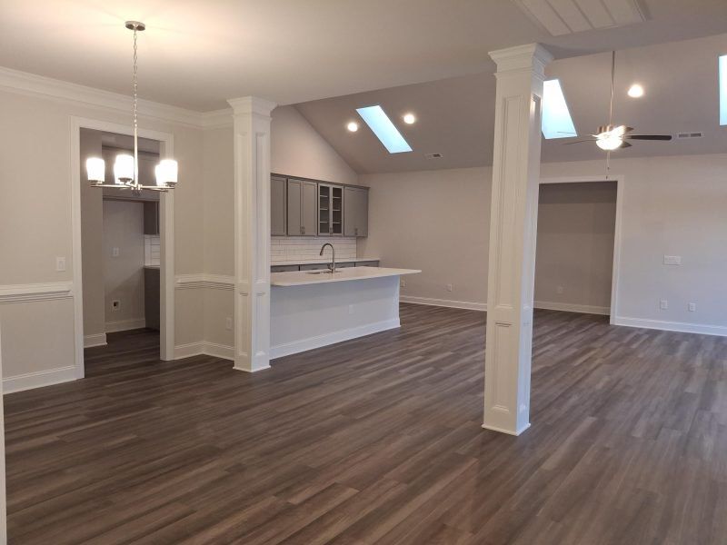 Spacious, unfurnished interior of a new home in Weybridge, Burlington (Image 38). Spacious, unfurnished interior of a new home in Weybridge, Burlington (Image 38).