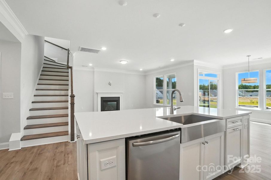 Furnished interior view inside a new home in Heritage - 55+ Community, Indian Trail (Image 8).