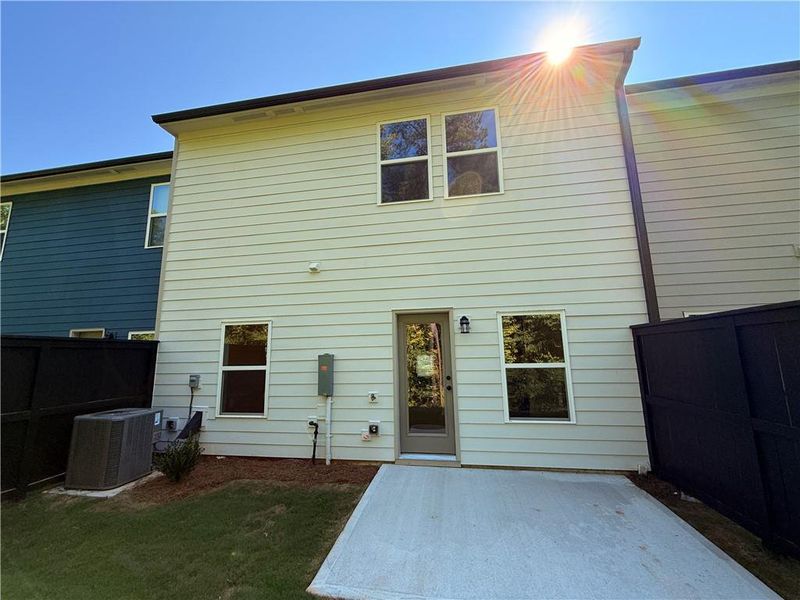 Front exterior of a new home in Laurelwood, Douglasville, GA, highlighting curb appeal (Image 26).