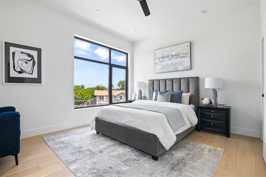 Furnished interior view inside a new home in , Dallas (Image 17).