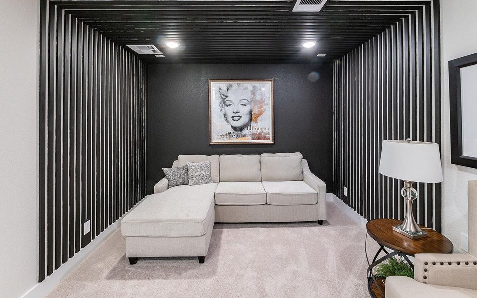 Furnished interior view inside a new home in Pecan Estates, Crosby (Image 13).