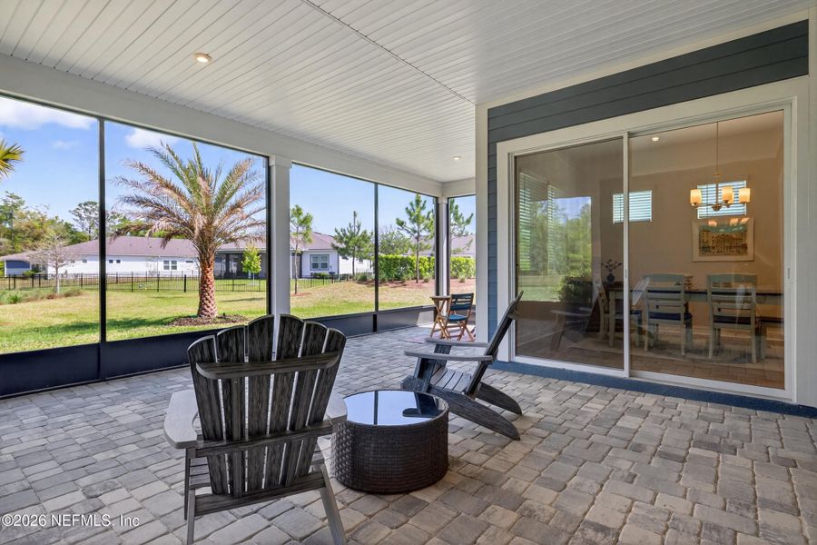 Exterior details and patio area of a home in RiverTown, St. Johns (Image 22).