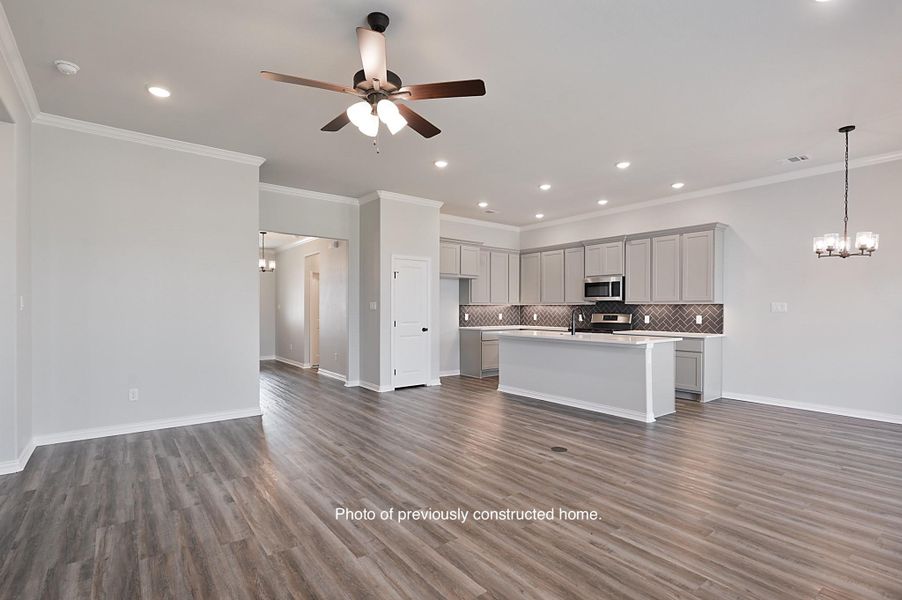 Furnished interior view inside a new home in , College Station (Image 8).