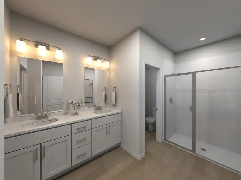 Furnished interior view inside a new home in Colbert Landings - Reserve Series, Palm Coast (Image 8). Furnished interior view inside a new home in Colbert Landings - Reserve Series, Palm Coast (Image 8).