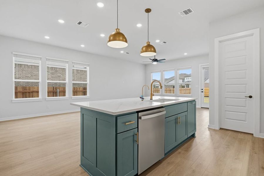 Furnished interior view inside a new home in Arbor Collection at Heritage, Dripping Springs (Image 13).