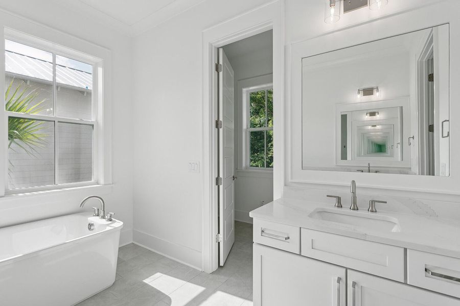 Furnished interior view inside a new home in , Johns Island (Image 13).