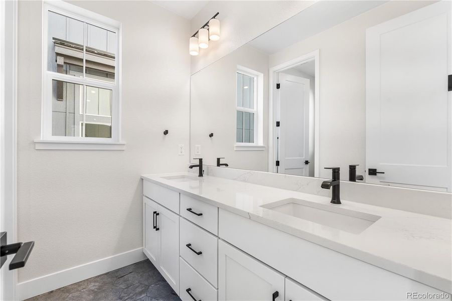 Furnished interior view inside a new home in Gallery at The Canyons, Castle Pines (Image 17).