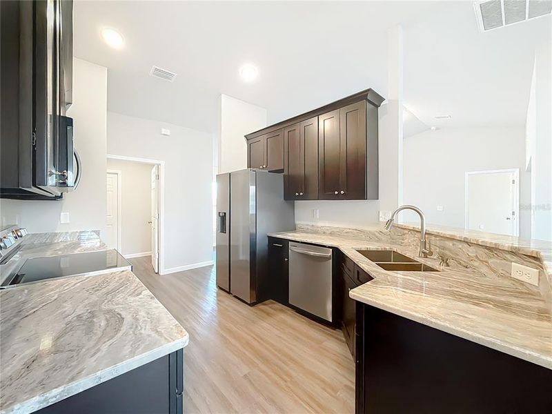 Furnished interior view inside a new home in , Citrus Springs (Image 5). Furnished interior view inside a new home in , Citrus Springs (Image 5).