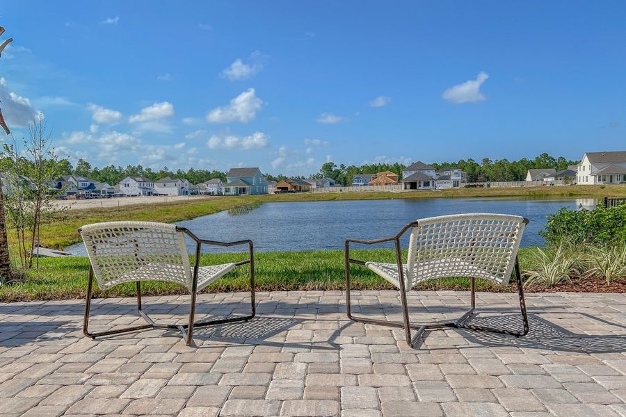 Community amenities associated with the Sawyer by Riverside Homes in Mariposa at EverRange 50' Gold Series, Jacksonville (Image 86).