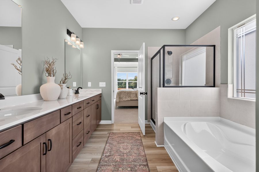 Furnished interior view inside a new home in Sagebrook, Powder Springs (Image 19).