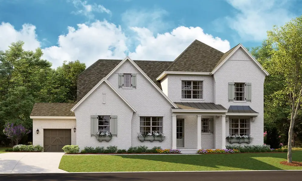 Representative exterior photo of a completed home built from the Marin by Classica Homes in McLean - Hunts Point, Belmont, NC (Image 22).