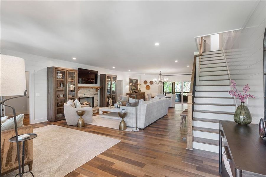Furnished interior view inside a new home in , Canton (Image 11).