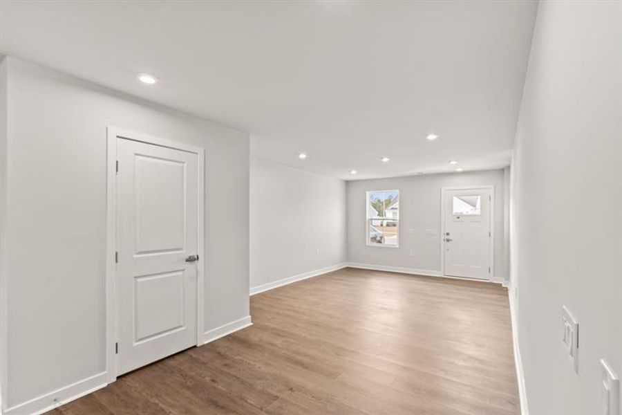 Spacious, unfurnished interior of a new home in Lakes at Riverbend Townhomes, Navassa (Image 13).