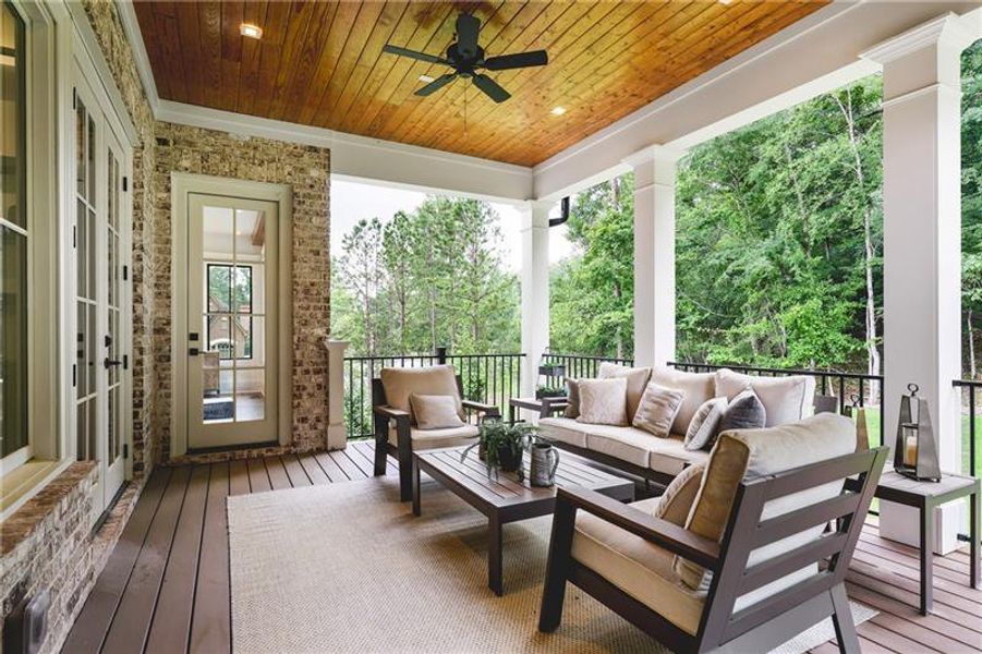 Furnished interior view inside a new home in The Reserve At Governors Towne Club, Acworth (Image 8).