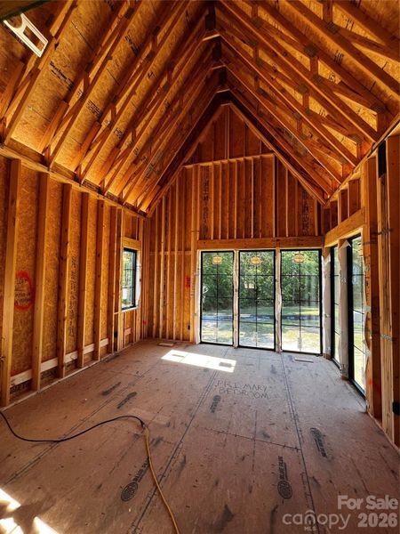 In-progress construction of a new home in Bella Ridge, Fort Mill, SC (Image 28).