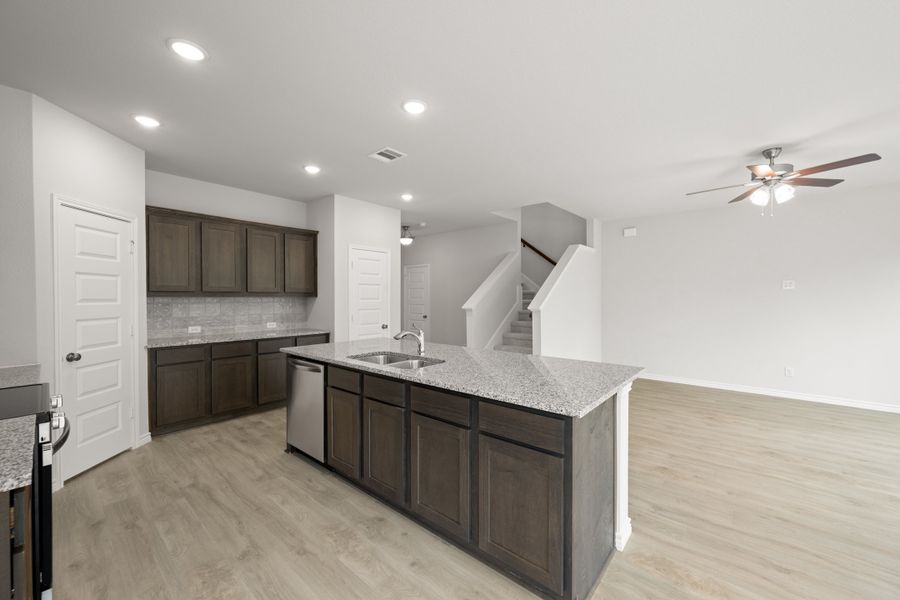 Furnished interior view inside a new home in Eagle Cove, Denton (Image 10). Furnished interior view inside a new home in Eagle Cove, Denton (Image 10).