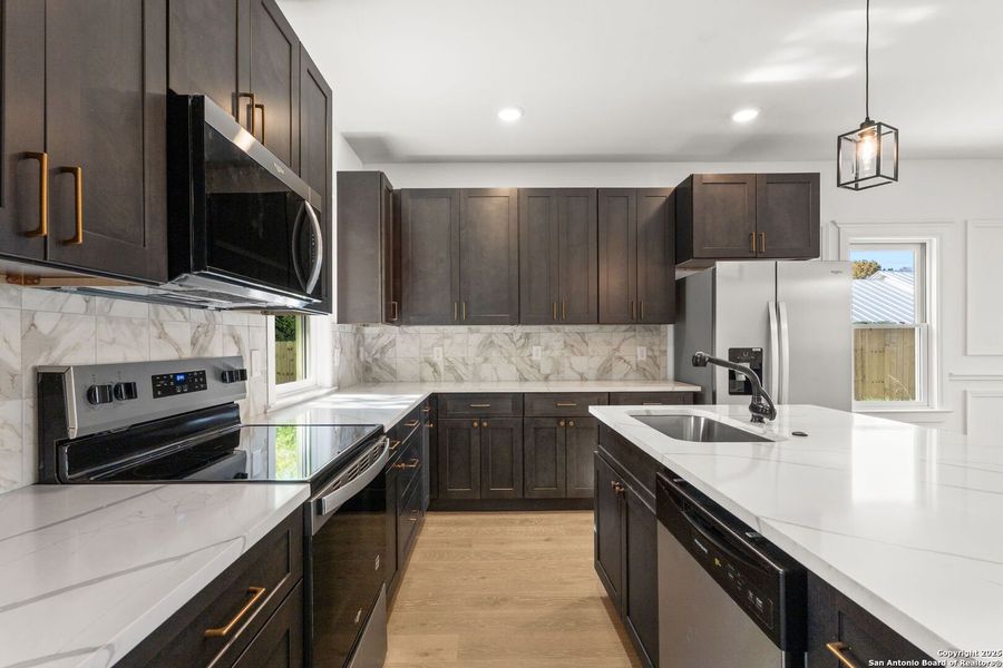 Furnished interior view inside a new home in , San Antonio (Image 11).